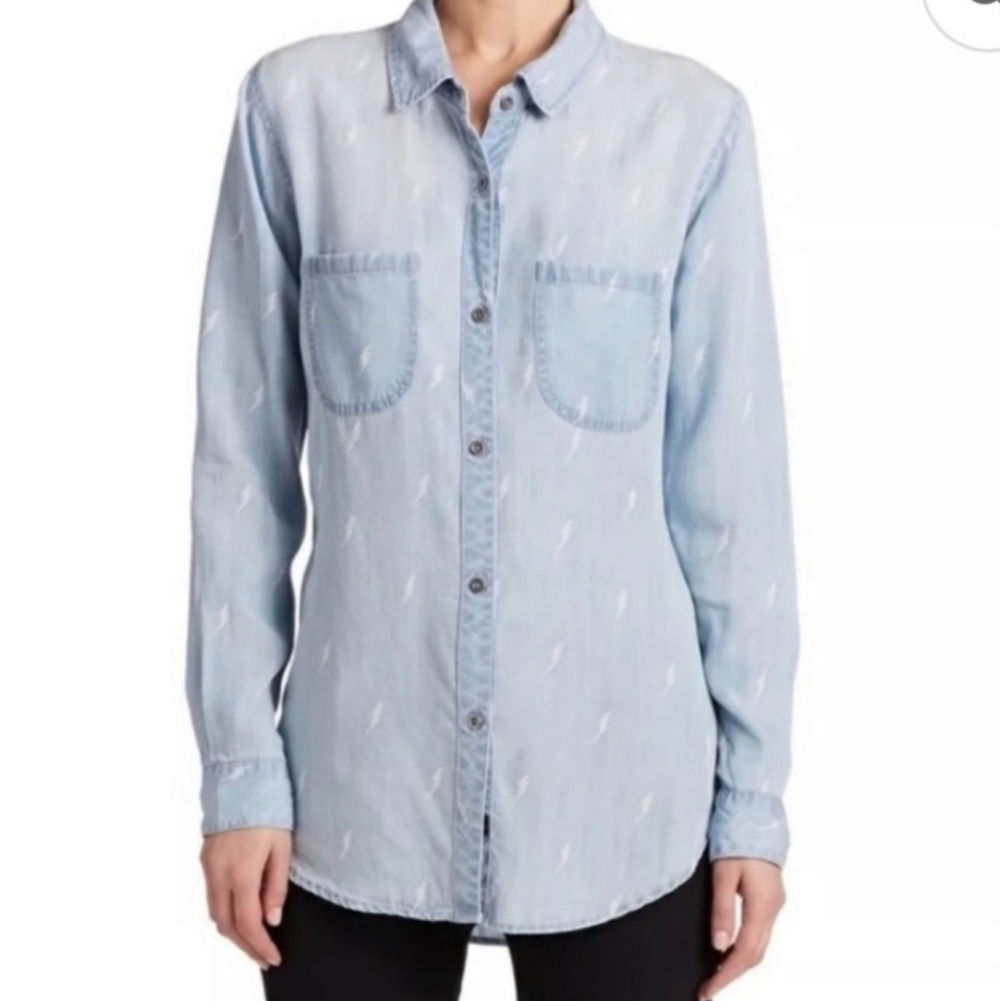 Rails Sky Blue Casual Shirt